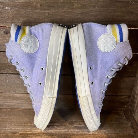 Mens Converse All Star Chuck Taylor Oxygen Purple Hi 70 Retro Shoes Sneakers 9.5 - Picture 4 of 6